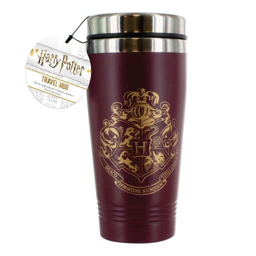 [PP4256HPV2] Harry Potter mug de voyage Hogwarts Bordeau