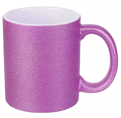 [ZBO_B11GT-rose] Mug Glitter Rose