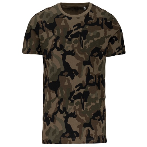 T-Shirt Kariban Camo manches courtes homme