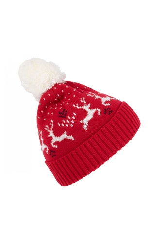 Bonnet de Noël motifs rennes