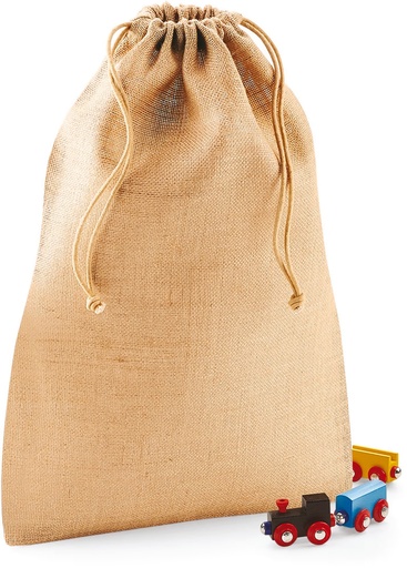 Sac à cordelette en jute
