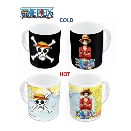 [8412497787432] One Piece - Luffy - Mug Thermoréactif 325ml