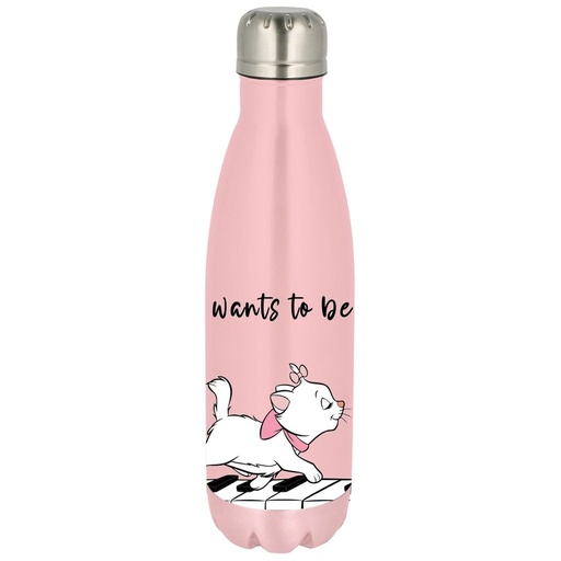 [8412497170715] Disney - Marie - Bouteille en Acier Inoxydable 780ml
