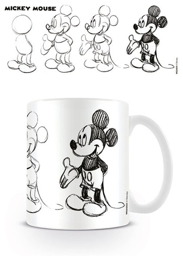 [MG24034] Mickey Mouse mug Sketch Process