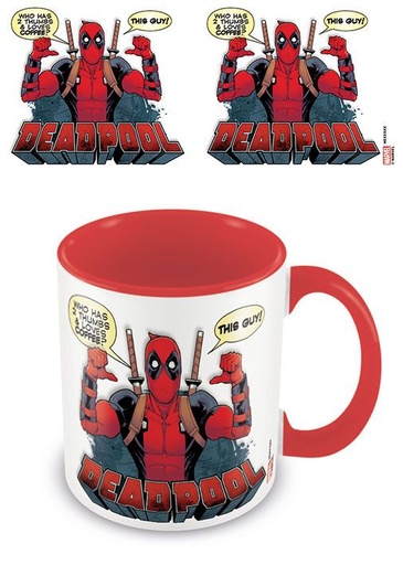 [MGC25301] Deadpool mug Coloured Inner 2 Thumbs