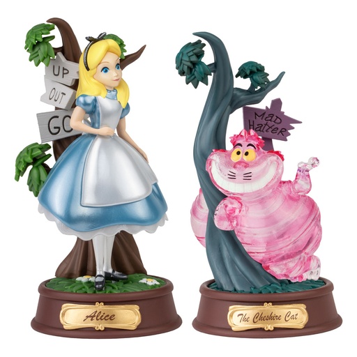 [BKDMDS-001SP] Alice au pays des merveilles pack 2 statuettes Mini Diorama Stage Candy Color Special Edition 10 cm