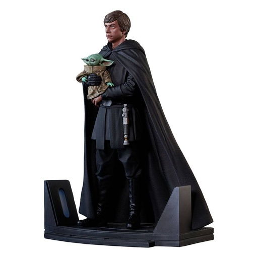 [GENTFEB222120] Star Wars: The Mandalorian statuette Premier Collection 1/7 Luke Skywalker & Grogu 25 cm
