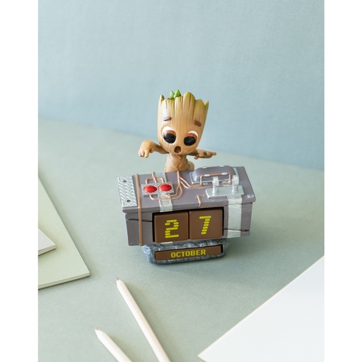 [221555] Groot - Calendrier perpétuel 3D en résine