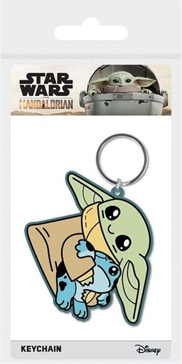 [205730] The Mandalorian - Grougu's little friend - Porte-clés caoutchouc