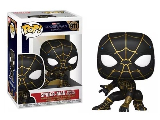 [889698606608] MARVEL - POP Jumbo N° 921 - Spider-man Costume Noir et Or