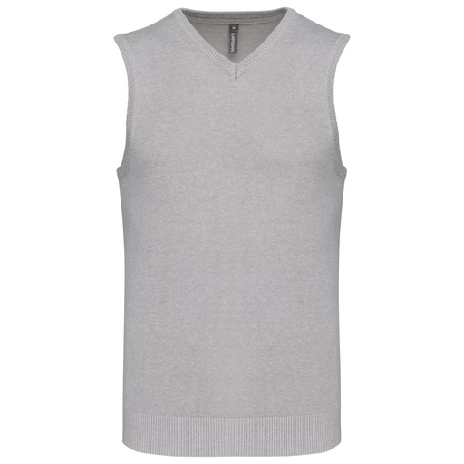 Pull col V sans manches
