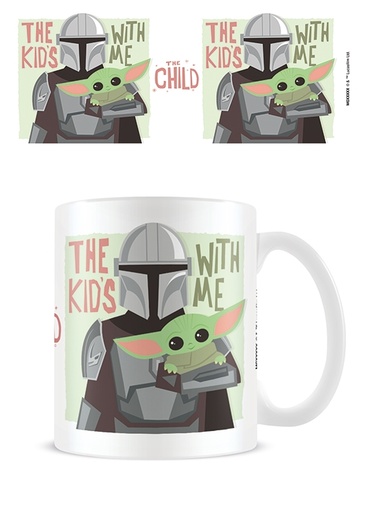 [MG26213] Star Wars The Mandalorian mug The Kids With Me