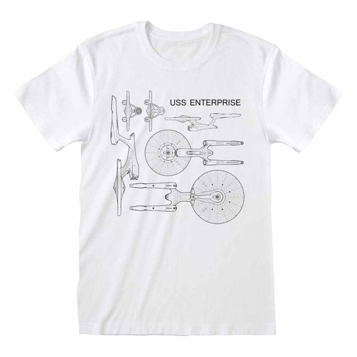 Star Trek T-Shirt Enterprise Specs