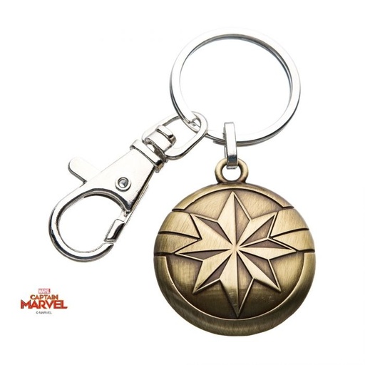 [0811411032982] MARVEL - Captain Marvel - Porte-clés en Métal