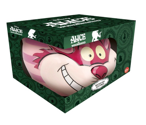 [8412497081875] DISNEY - Alice - Chat de Cheshire - Mug 3D - 325 ml